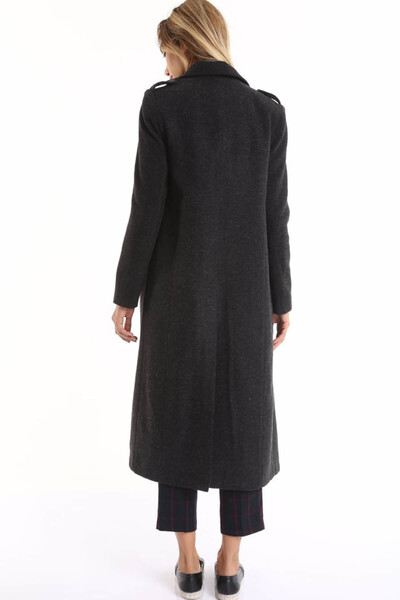 Koton Palton de damă antracit