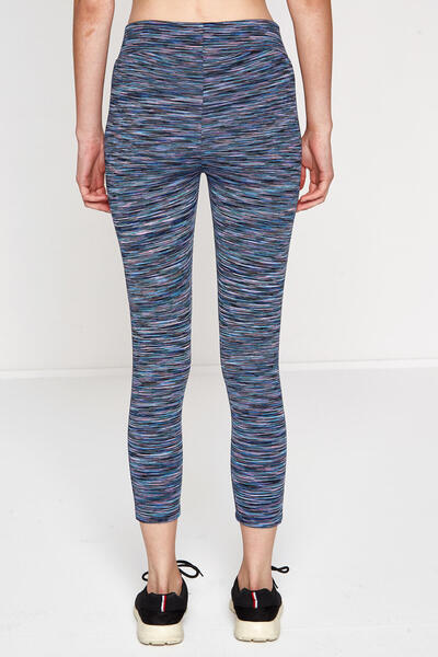 Koton Női sötétkék mintás harisnyanadrág 7YAK42206NK