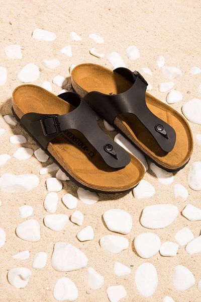 Birkenstock Μαύρες παντόφλες Ramses447910