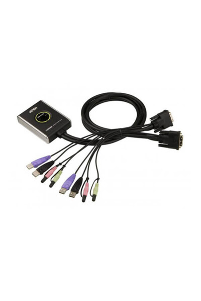 Aten CS682 2 Port Usb+Dvı Kvm Switch