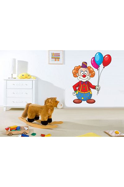 Tilki Dünyası Clown Wall Sticker 2998