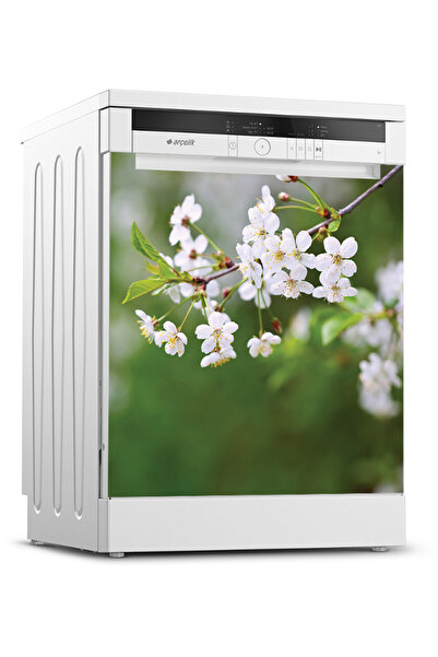 Tilki Dünyası Bulaşık Makinesi Kapak Sticker 0040