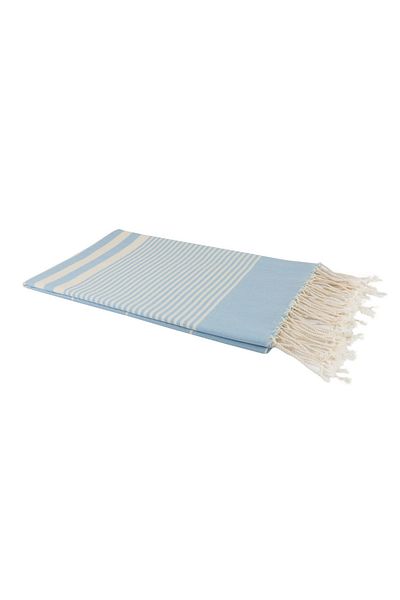 Bedinn Peshtemal Route Striped Light Blue Pst285