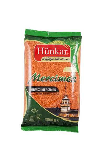 Hünkar Kırmızı Mercimek 2,5 KG