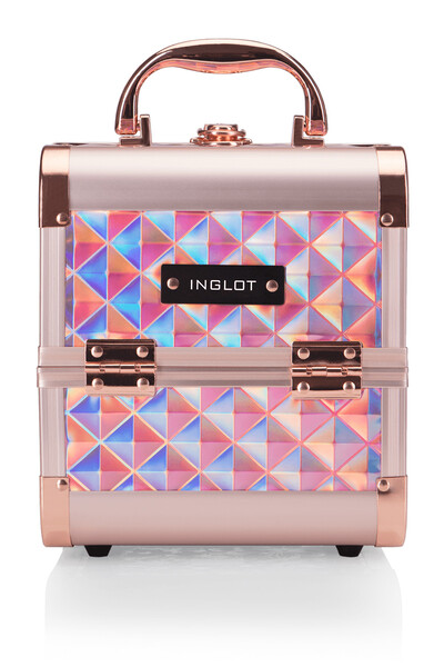 INGLOT Profesyonel Makyaj Çantası - Makeup Case Diamond Mini Rose Gold K107 4...