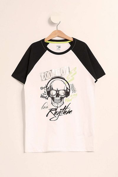 DeFacto Boys' Regular Fit Short Sleeve Short Sleeve T-shirt