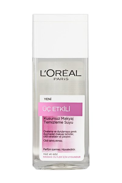 L'Oreal Paris Kuru ve Hassas Ciltler için Üç Etkili Makyaj Temizleme Suyu 200...