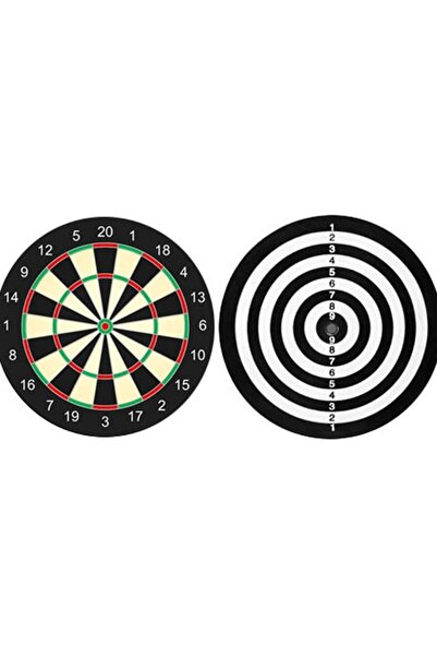 Genel Markalar Ev Ofis Monteli 4 Oklu Dart Tahtalı Çift Taraflı Dart Seti