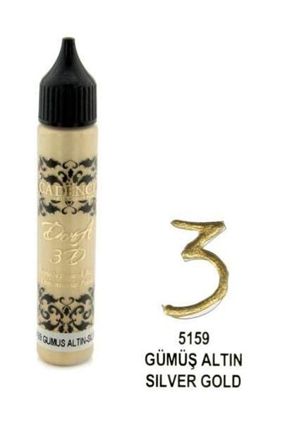 Cadence Dora 3D Dimensional Bead Paint 5159 SILVER GOLD