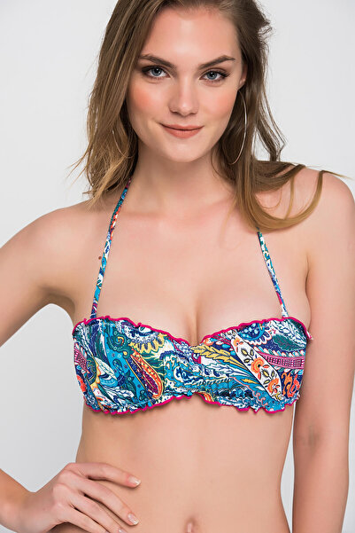 Yamamay Kadın Desenli Destekli Bikini Üstü CFAD102B08