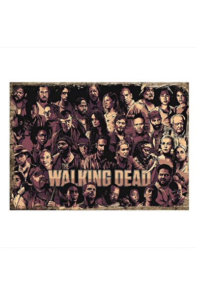 Cakatablo 35cmX50cm Ahşap Tablo The Walking Dead