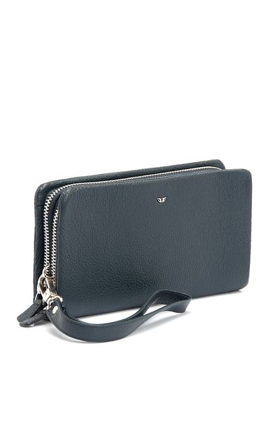 Tergan Γνήσιο δέρμα Navy Blue Unisex Portfolio S1PC 00002197