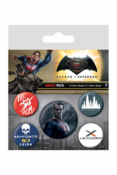 Pyramid International Rozet Seti Batman V Superman Superman