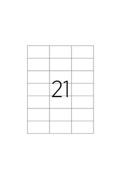 A1 Etiket Pia Laser Label TW-2124 100 A4 listova laser naljepnica 70 x 42,43 ...