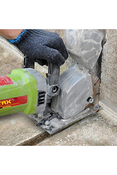 STAXX POWER Duvar Oluk Açma Makinesi Kanal Açma Kesme Makinesi 5 Bıçaklı 40mm 4kw 3500watt 4.5kg Çantalı Set