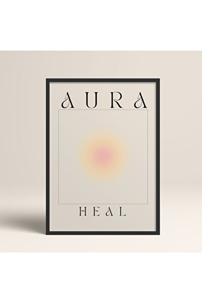 HOMEPACK Tablou cu rama din lemn negru Poster cu rama Decor artistic modern d...