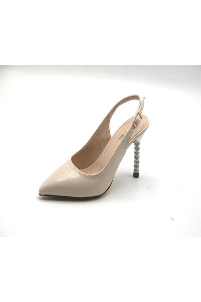 ZK AYAKKABI Zk271 Pantofi de damă din piele lăcuită cu toc