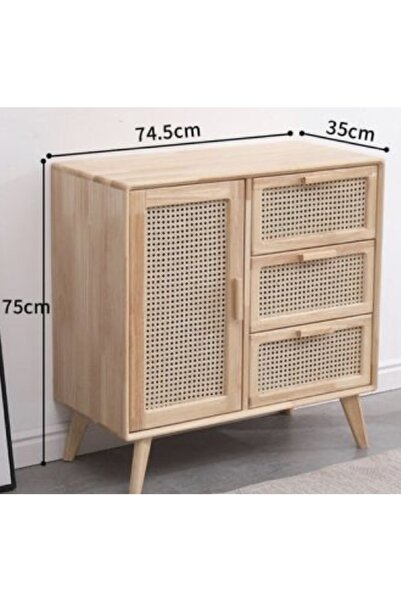 one design Oyuncak Dolabı Ahşap Masif Dolap Hasır Dolap