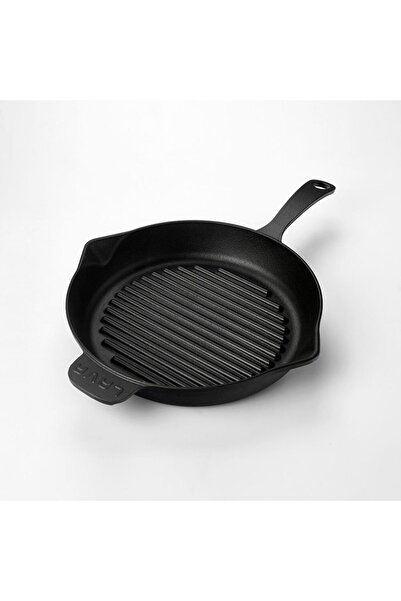 Lava Siyah Mat Yuvarlak Izgara Tavası 28 Cm