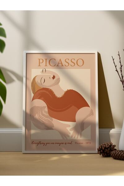 Mudi Store Picasso Poster Modern Duvar Tablosu Çerçevesiz Poster Salon, Mutfa...