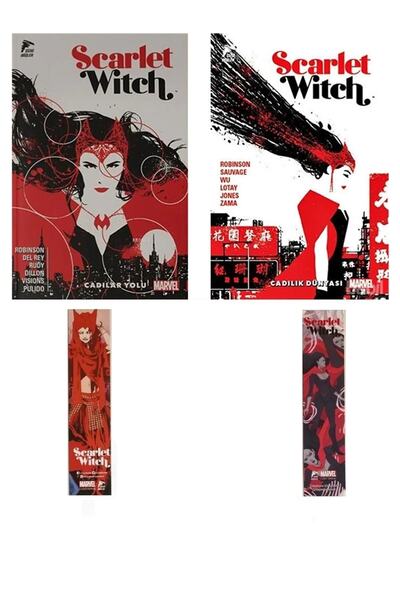 Çizgi Düşler Scarlet Witch 2 Kitap Takım Marvel (1 VE 2'İNCİ CİLT) Ayraçlı
