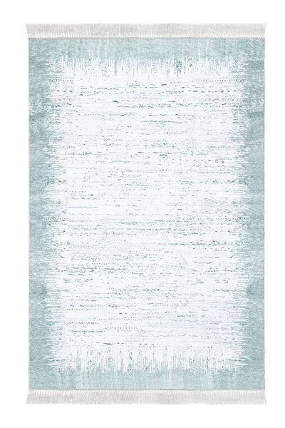 Dekoreko Set covoraș de baie cu bază anti-alunecare Djt 2 piese Trend Fringe Modern 1342 Albastru
