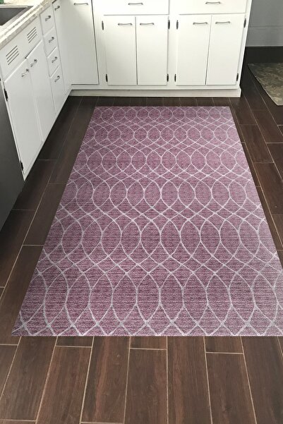 Dekoreko Dijital Mutfak Halısı Trend Keçe Kaymaz Taban İskandinav Celestine G...