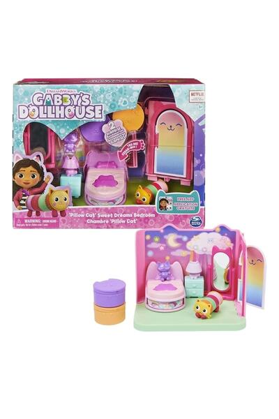 Spinmaster Gabby Gabby's Dollhouse Pillow Cat Sweet Dreams Bedroom