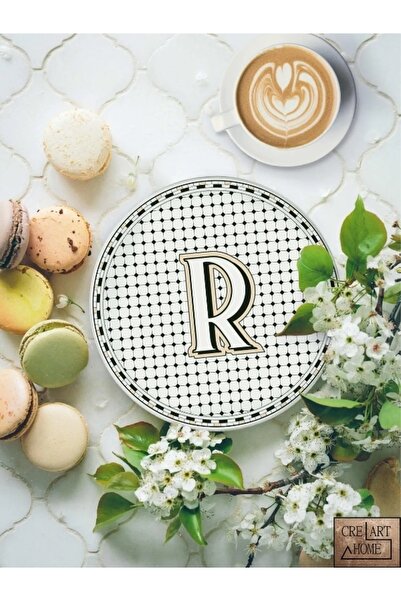 CREARTHOME Emily Cake Plate ''R''- 19 Cm