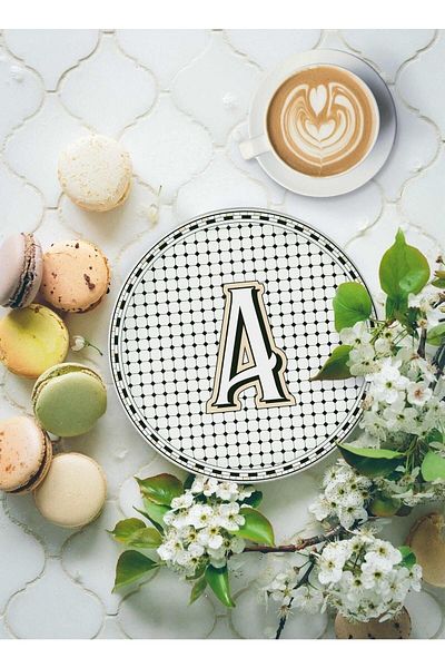 The Mia Emily Cake Plate A - 19 Cm