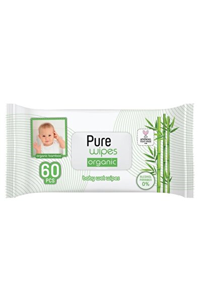 Pure Wipes Bambu Islak Havlu 60'lı