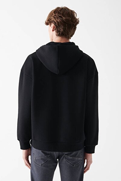 Mavi Erkek Logo Baskılı Siyah Sweatshirt 0610958-900