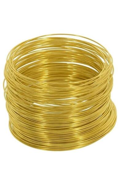 MetalDepom 1 Mm Pirinç Tel Yuvarlak - 10 Metre