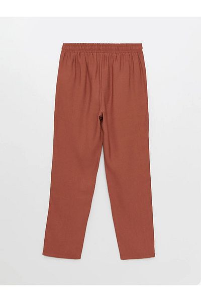 LC Waikiki Γυναικείο παντελόνι καρότο Lcwaikiki Basic με ελαστική μέση άνετη εφαρμογή