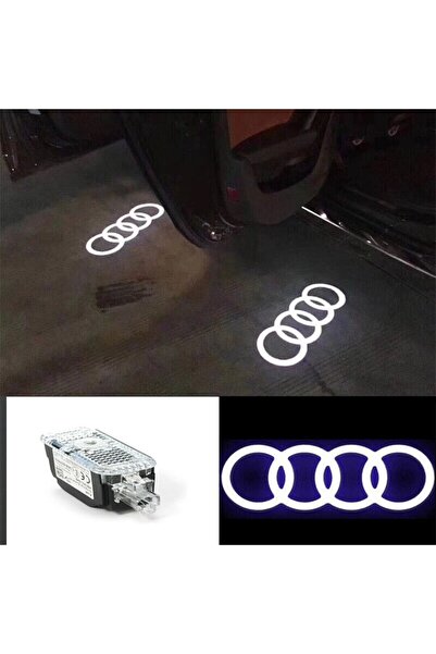 GJOB Audi Q3 2020 Kapı Altı Led Logo Tek Kapı 1 Adet Uyumlu