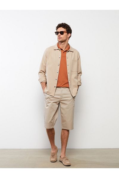 LC Waikiki Gabardine Men's Shorts - Standard Size