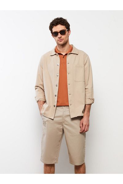 LC Waikiki Gabardine Men's Shorts - Standard Size