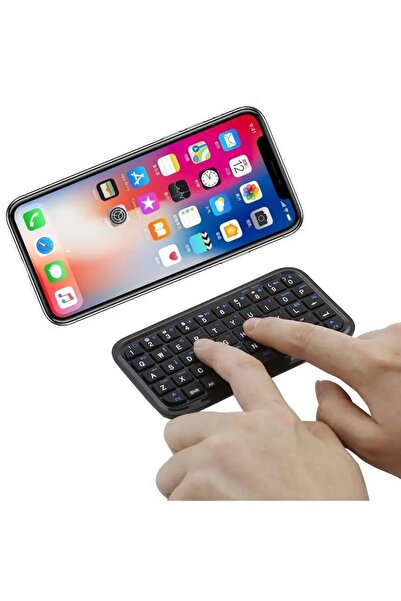 Alfa MEC Galaxy Tab S7 Fe Wi-fi Sm-t733 Uyumlu Bluetooth 3.0 Şarj Edilebilir Kablosuz Tuş Takımı Taşınabilir