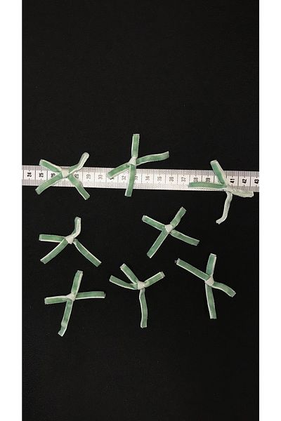 Ozpas Φιόγκος Velvet Green Χρώμα 50τμχ