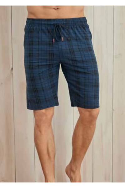 KLY Чоловічі сині бавовняні шорти з кишенями