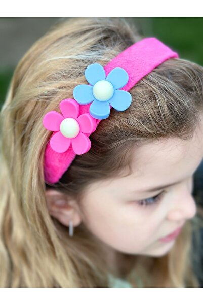 QUEEN AKSESUAR تاج نسائي جديد كبير متعدد الألوان منقوش عليه زهور الأقحوان بال...