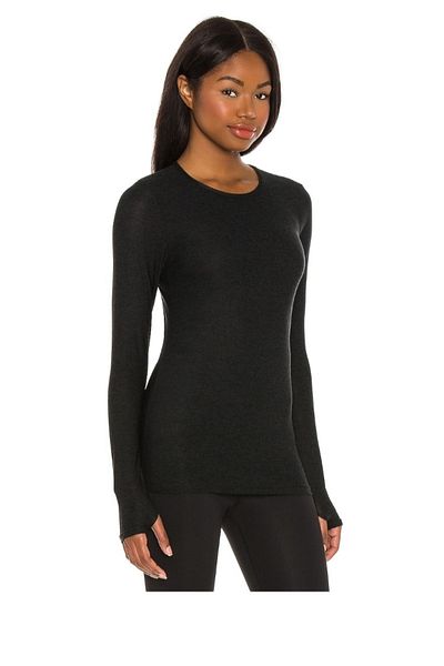 Zagrep Γυναικεία μαύρη μπλούζα Finger Snap Inner Show Not Silk Jersey