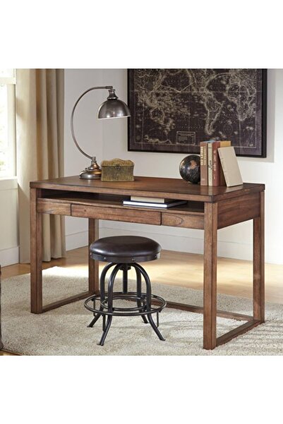 one design Çalışma Masası Doğal Ahşap Masif Çalışma Masası