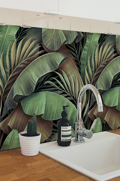 DECORIO HOME Mutfak Tezgah Arası & Banyo Fayans Kendinden Yapışkanlı Folyo Kaplama Sticker