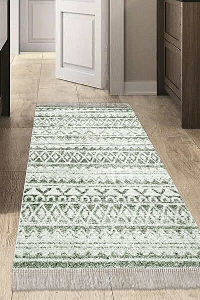 Genel Markalar Kaymaz Taban Djt Mutfak Halısı Yıldız Deri Saçaklı Iskandinav ...