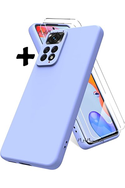 m.tk moveteck Xiaomi Redmi Note 12 Pro Uyumlu Kılıf Kamera Korumalı Içi Kadif...