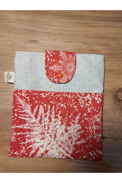 ATÖLYE MİLLA Red Winter Themed Book Bag - Book Case