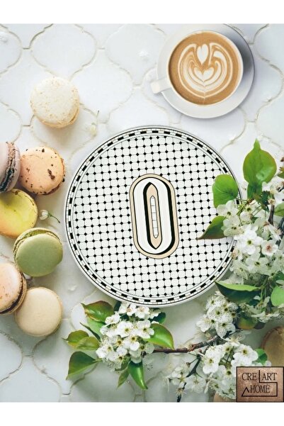 The Mia Emily Cake Plate O - 19 Cm