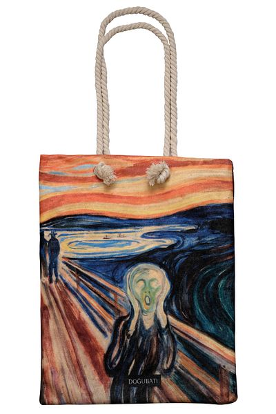 Doğu Batı Yayınları Scream Patterned Bag