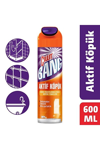 Cillit Bang Banyo Temizleyici Aktif Köpük 600 Ml
